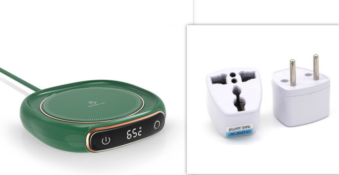 Coffee Mug Warmer and Cup Plate with Digital Temperature Display for Desk Electric - Image 2