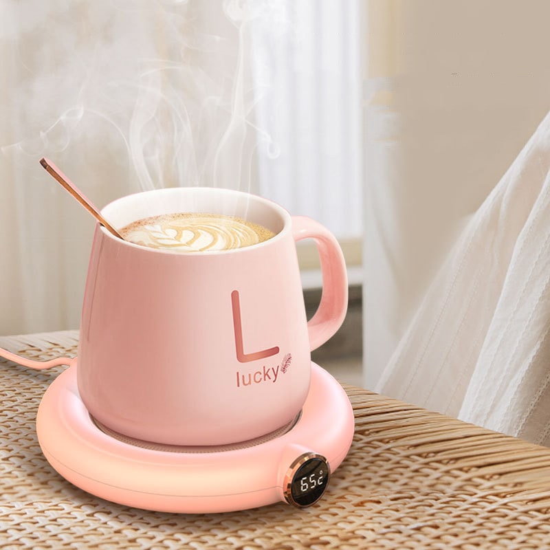 Coffee Mug Warmer and Cup Plate with Digital Temperature Display for Desk Electric - Image 4