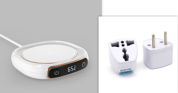 Coffee Mug Warmer and Cup Plate with Digital Temperature Display for Desk Electric - Image 7