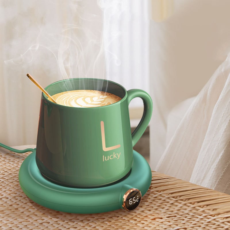 Coffee Mug Warmer and Cup Plate with Digital Temperature Display for Desk Electric - Image 8
