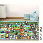 Vibrant Farm and Road Design Play Mat for Kids – Interactive Rug for Fun and Learning