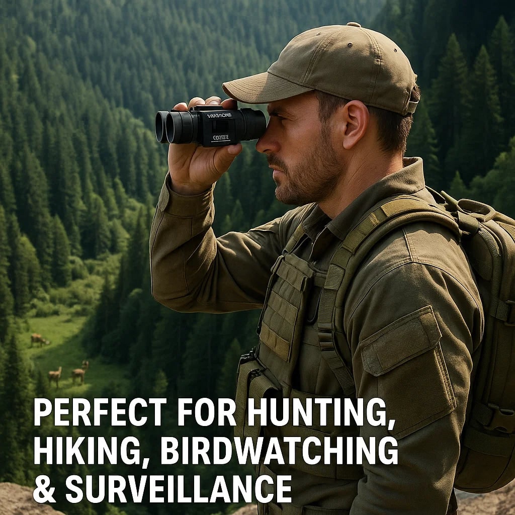 Compact Binoculars High Magnification Waterproof Pocket Portable Foldable Outdoor Hiking - Image 3