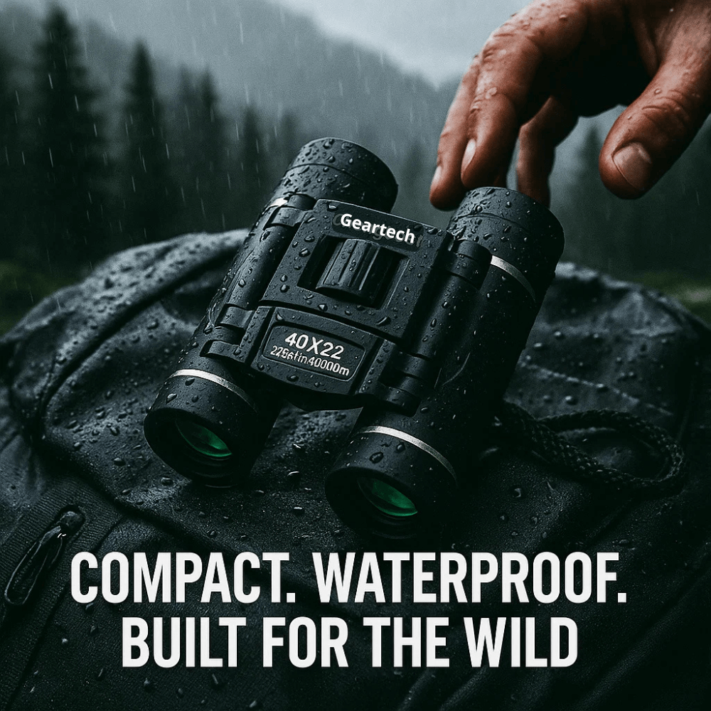 Compact Binoculars High Magnification Waterproof Pocket Portable Foldable Outdoor Hiking - Image 4