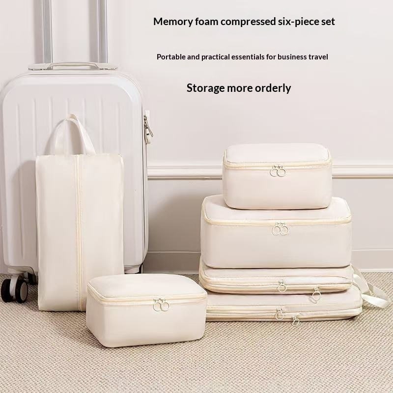 Compression Packing Cubes for Travel Luggage Organizers with Zippered Storage Bags - Image 10