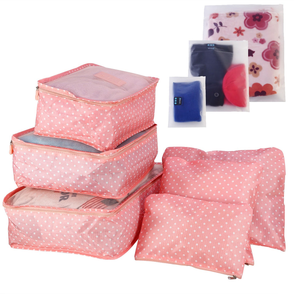 Compression Packing Cubes for Travel Luggage with 9-Piece Organizer Set For Suitcase - Image 19