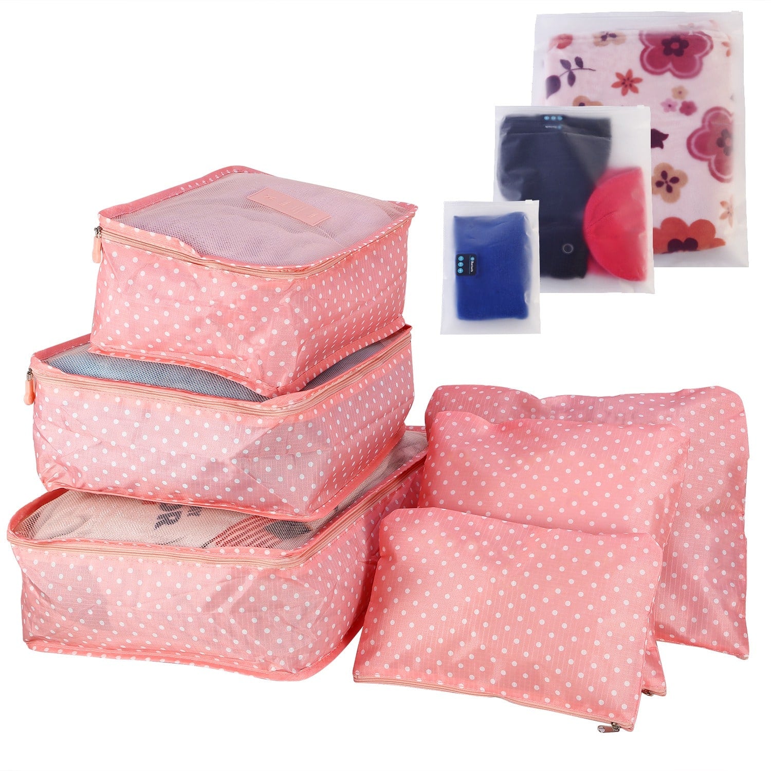 Compression Packing Cubes for Travel Luggage with 9-Piece Organizer Set For Suitcase - Image 19