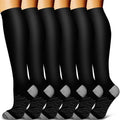 Compression Socks with Moisture Wicking and Graduated Support Knee-High Athletic Fit - Image 1