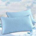 Cooling Mattress Topper Pad with Quilted Diamond Pattern for Queen - Image 4