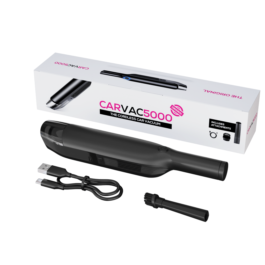 Cordless Car Vacuum Cleaner Handheld Hepa with Dust Cup and Brush Nozzle - Image 2