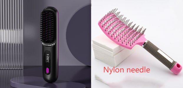 Cordless Portable Hair Straightener Brush with Heated Bristles USB Charging and Travel Pouch - Image 24