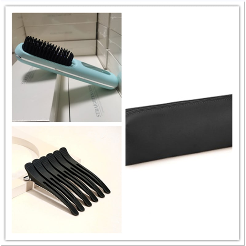 Cordless Portable Hair Straightener Brush with Heated Bristles USB Charging and Travel Pouch - Image 28