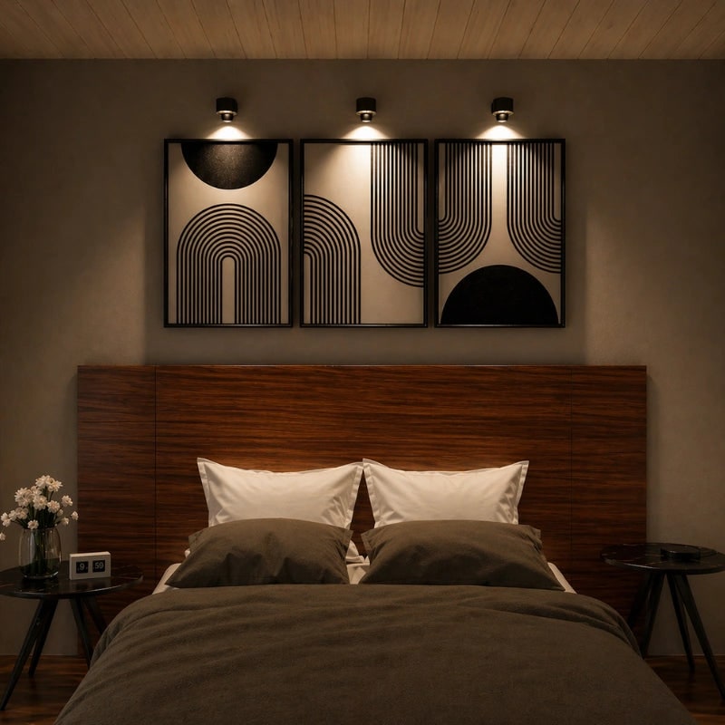 Cordless Wall Sconce Magnetic Battery Powered Rechargeable Adjustable LED Spotlight - Image 10