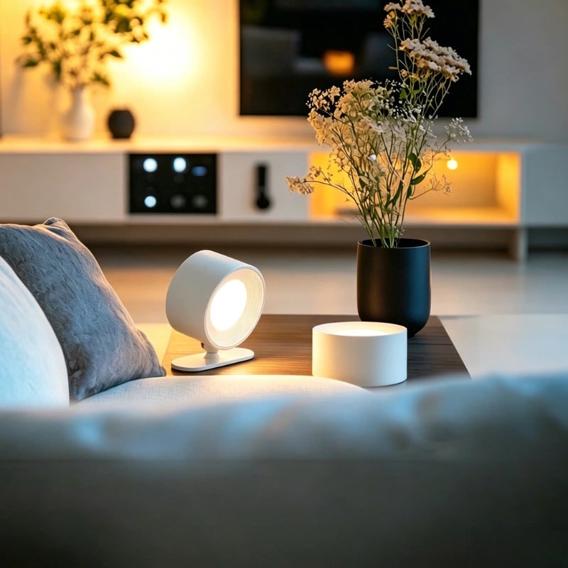 Cordless Wall Sconce Magnetic Battery Powered Rechargeable Adjustable LED Spotlight - Image 11