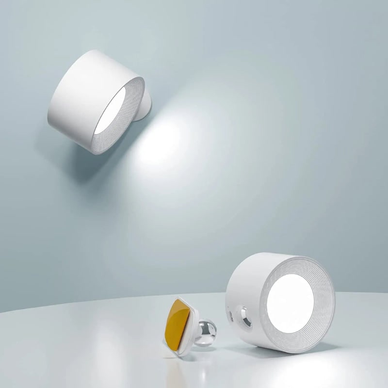Cordless Wall Sconce Magnetic Battery Powered Rechargeable Adjustable LED Spotlight - Image 16