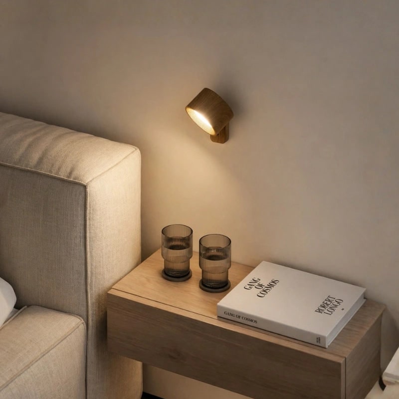 Cordless Wall Sconce Magnetic Battery Powered Rechargeable Adjustable LED Spotlight - Image 7