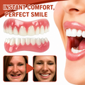 Cosmetic Removable Silicone Snap on Veneers Teeth Temporary Heat Adjustable Upper Lower - Image 1