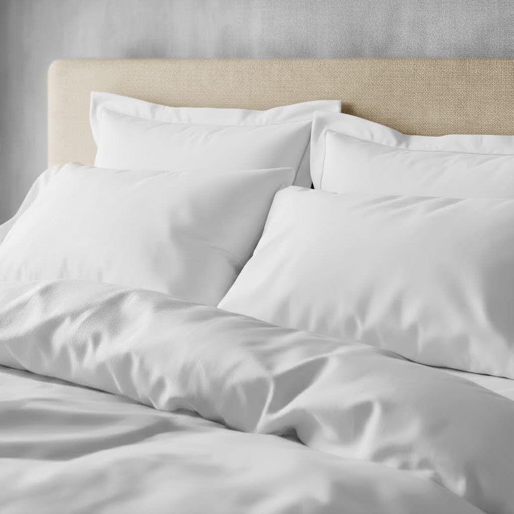 Cotton Duvet Cover Set with Pillowcases Sateen Finish for King and Queen Sizes Bedding - Image 3