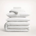 Cotton Duvet Cover Set with Pillowcases Sateen Finish for King and Queen Sizes Bedding - Image 4