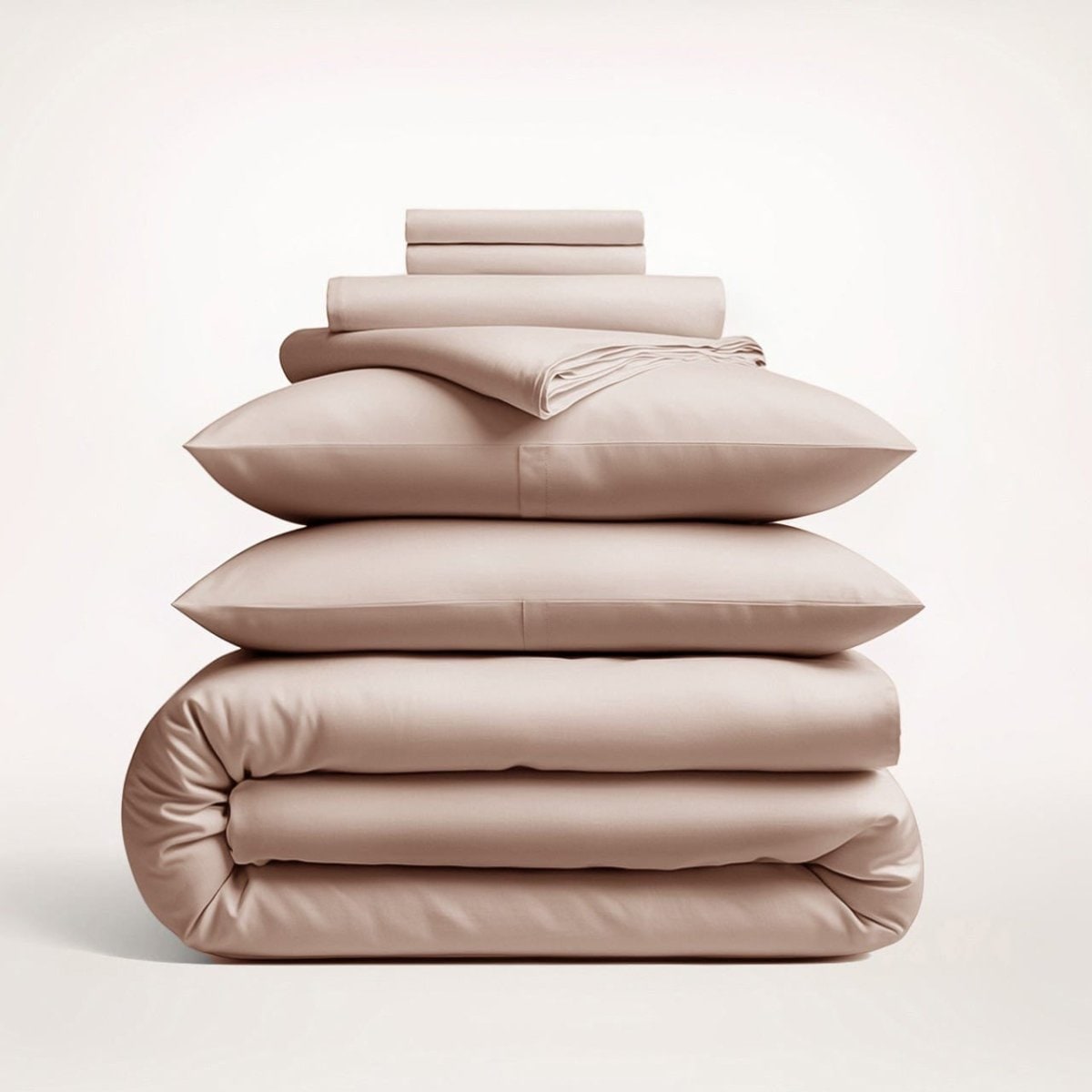 Cotton Duvet Cover Set with Pillowcases Sateen Finish for King and Queen Sizes Bedding - Image 7