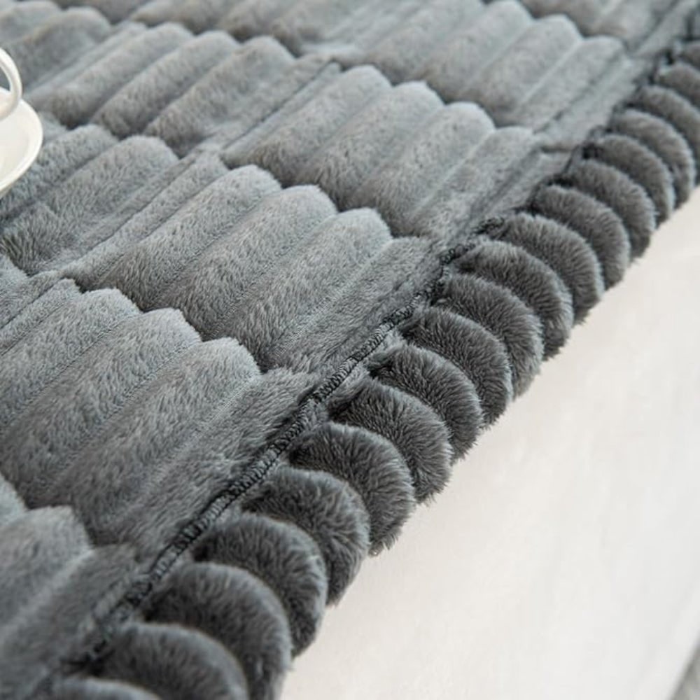 Couch Cover Sofa Cushion Seat Quilted Plush Non Slip Channeled Piped Border Non-slip - Image 9