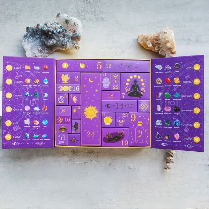 Crystal Advent Calendar with Gemstones and Teens - Image 1