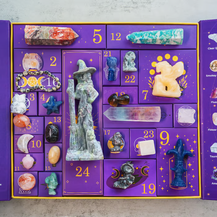 Crystal Advent Calendar with Gemstones and Teens - Image 2
