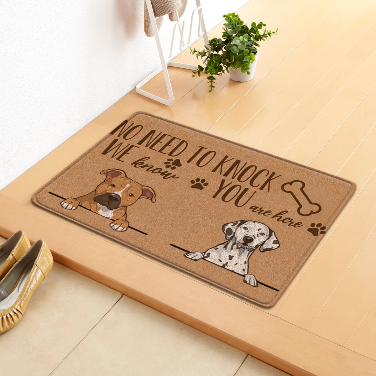 Custom Doormat Welcome Mat with Personalized Pet Photo and Text Indoor Outdoor Washable Door - Image 2