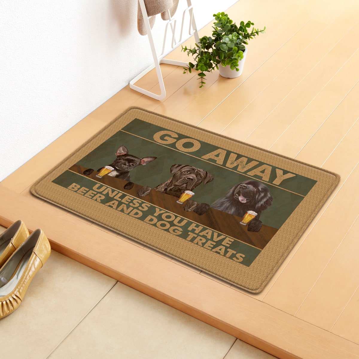 Custom Doormat Welcome Mat with Personalized Pet Photo and Text Indoor Outdoor Washable Door - Image 4