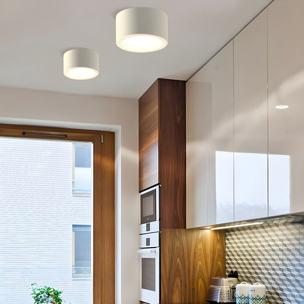Cylinder Ceiling Light Surface Mount Flush Metal LED Downlight - Image 1