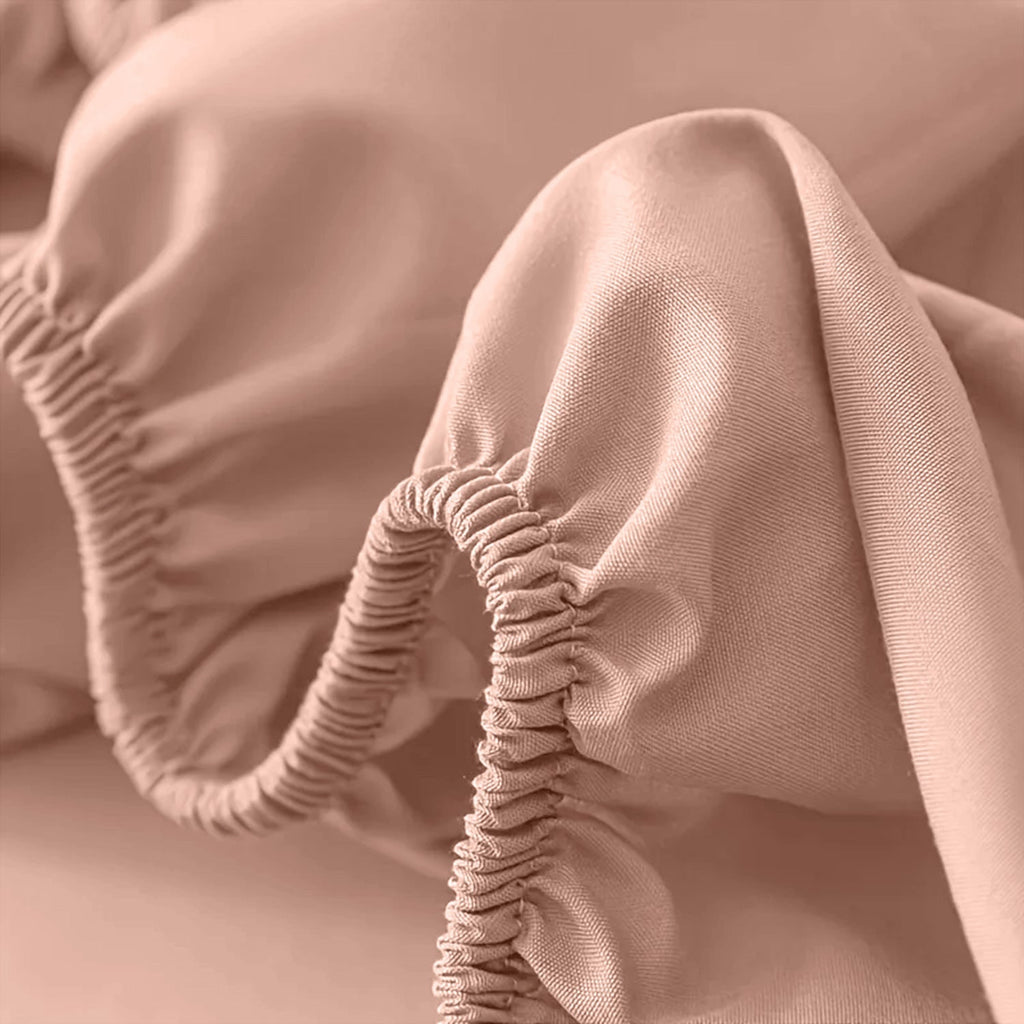 Deep Pocket Fitted Bed Sheet with Cooling Wrinkle-Resistant Design and Elasticized Corners - Image 16