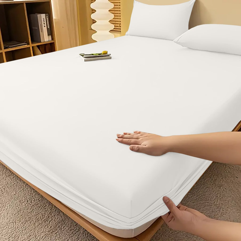 Deep Pocket Fitted Bed Sheet with Cooling Wrinkle-Resistant Design and Elasticized Corners - Image 25