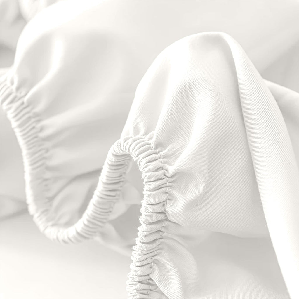Deep Pocket Fitted Bed Sheet with Cooling Wrinkle-Resistant Design and Elasticized Corners - Image 26