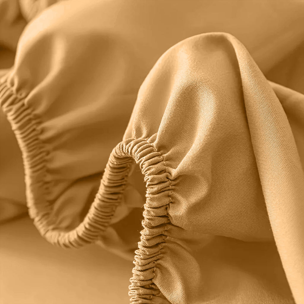Deep Pocket Fitted Bed Sheet with Cooling Wrinkle-Resistant Design and Elasticized Corners - Image 30