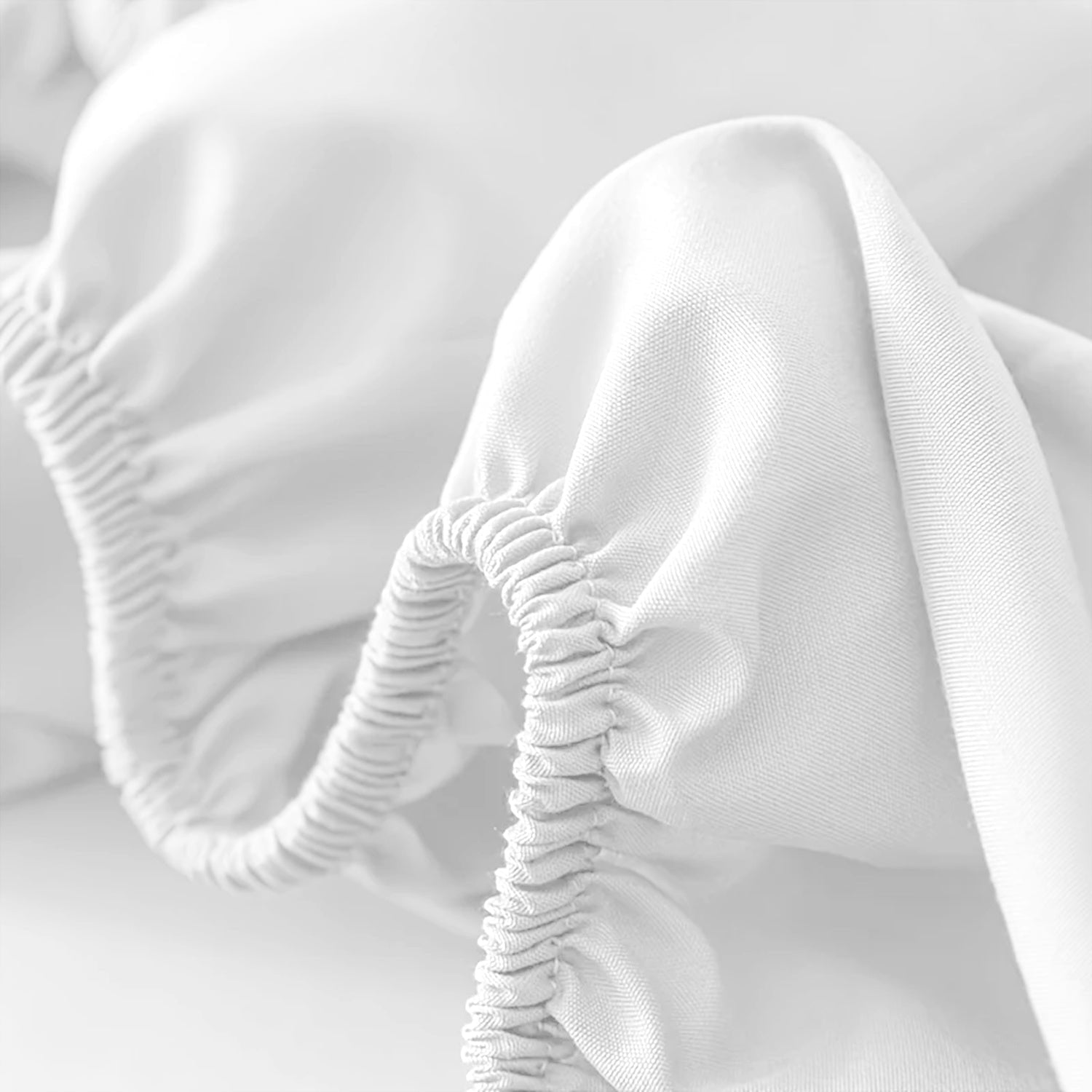 Deep Pocket Fitted Bed Sheet with Cooling Wrinkle-Resistant Design and Elasticized Corners - Image 4