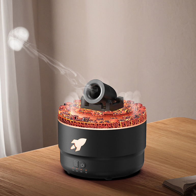 LavaGlow Aroma Diffuser and Humidifier with Night Light