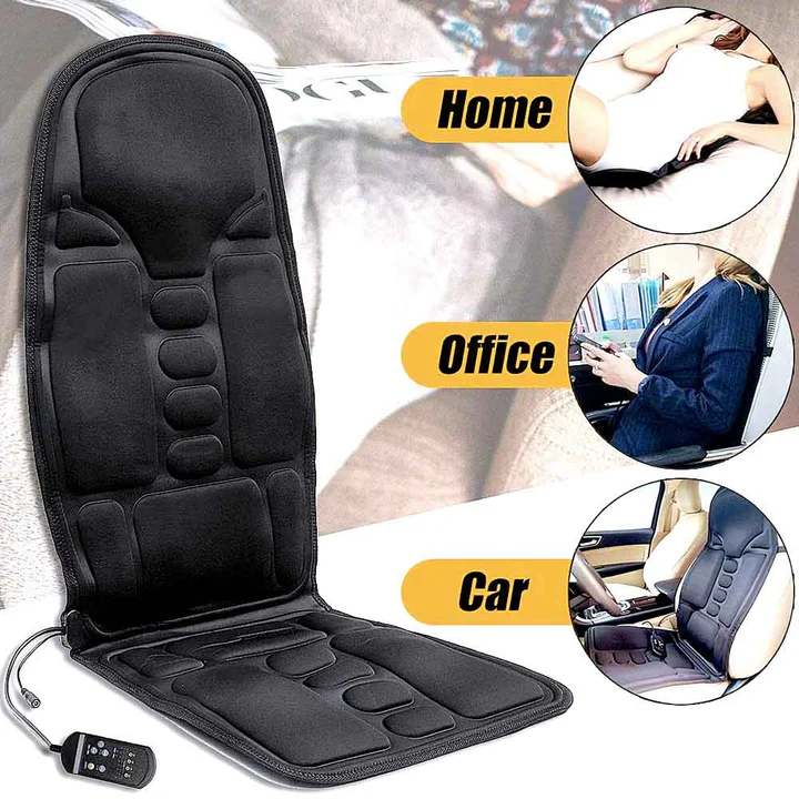 Desk Chair Massage Seat Cushion with Heat 8 Modes and Remote for Car and Office - Image 4