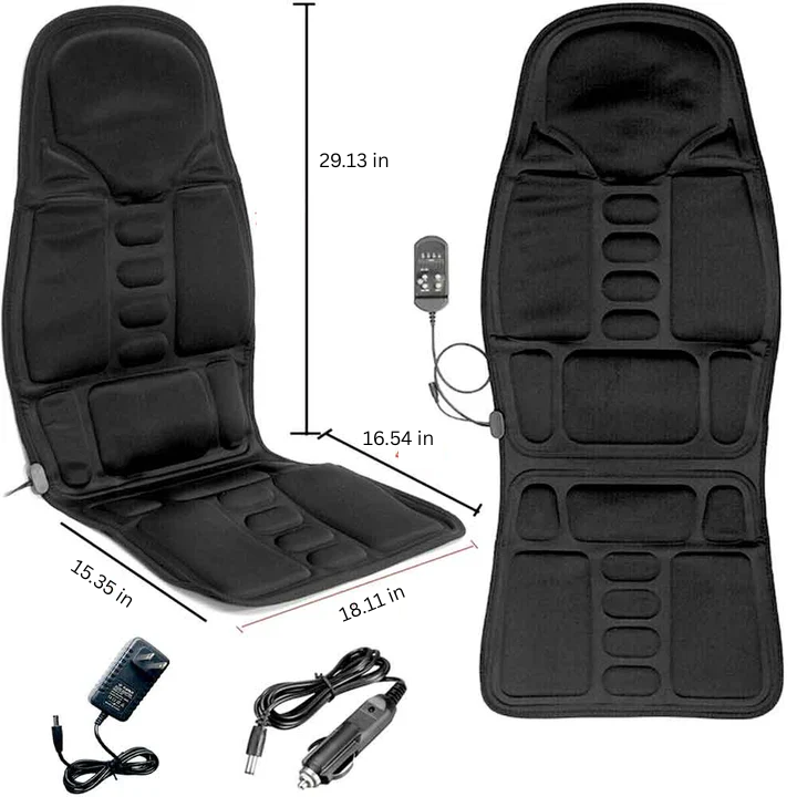 Desk Chair Massage Seat Cushion with Heat 8 Modes and Remote for Car and Office - Image 5