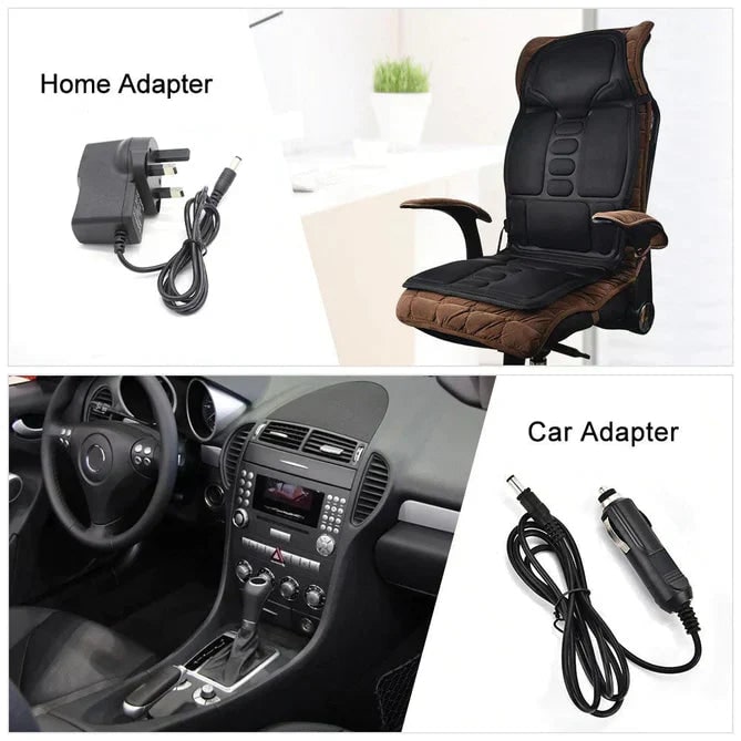 Desk Chair Massage Seat Cushion with Heat Vibration and Remote for Car and Office - Image 3