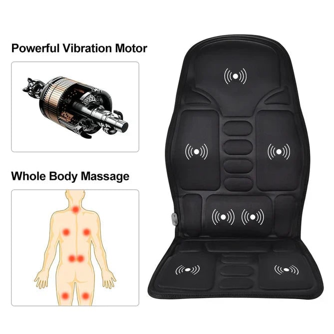 Desk Chair Massage Seat Cushion with Heat Vibration and Remote for Car and Office - Image 6