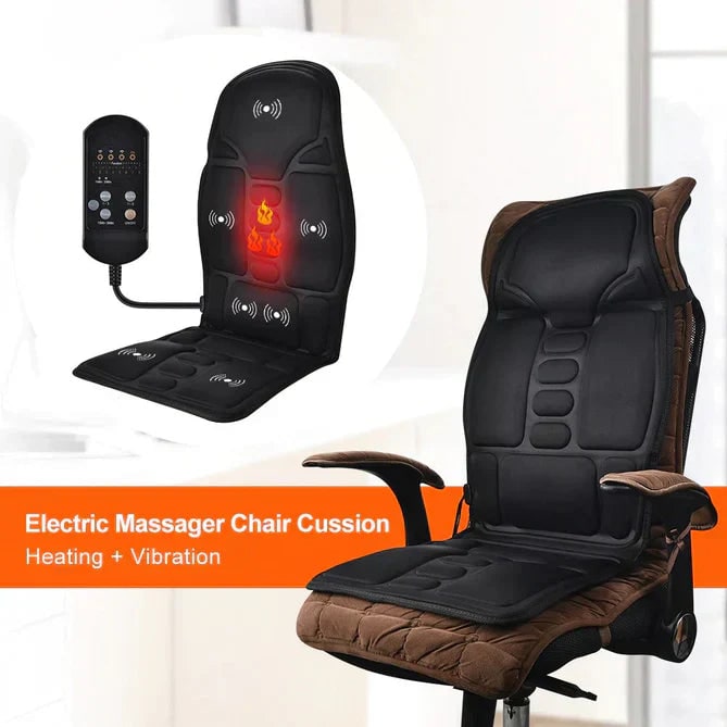 Desk Chair Massage Seat Cushion with Heat Vibration and Remote for Car and Office - Image 8
