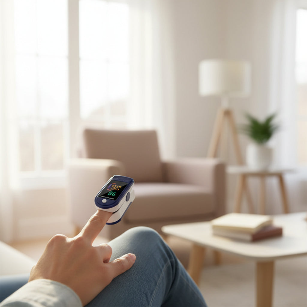 Portable Wellness Monitor – Quick Insight into Daily Oxygen Levels & Heart Activity