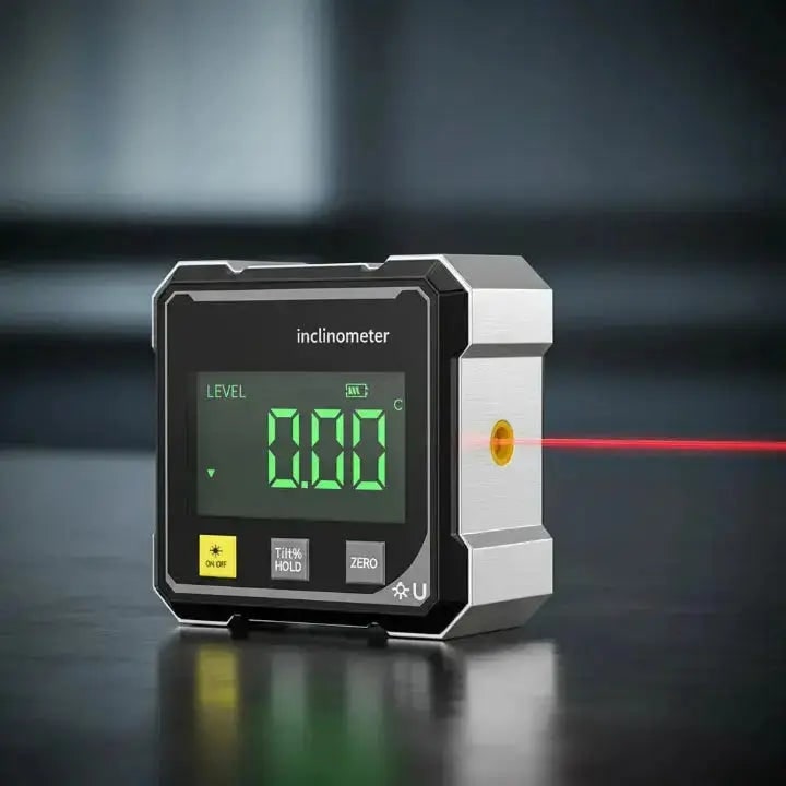 Digital Angle Finder with Measurement Protractor and Level Magnetic Base Laser - Image 4