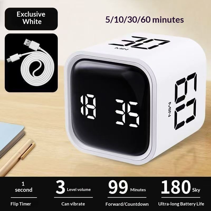 Digital Cube with LED Display for Work Study and Fitness Countdown - Image 13