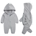 Cozy DinoDream Baby Onesie with Adorable Dinosaur Hood
