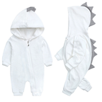 Cozy DinoDream Baby Onesie with Adorable Dinosaur Hood