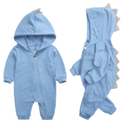 Cozy DinoDream Baby Onesie with Adorable Dinosaur Hood