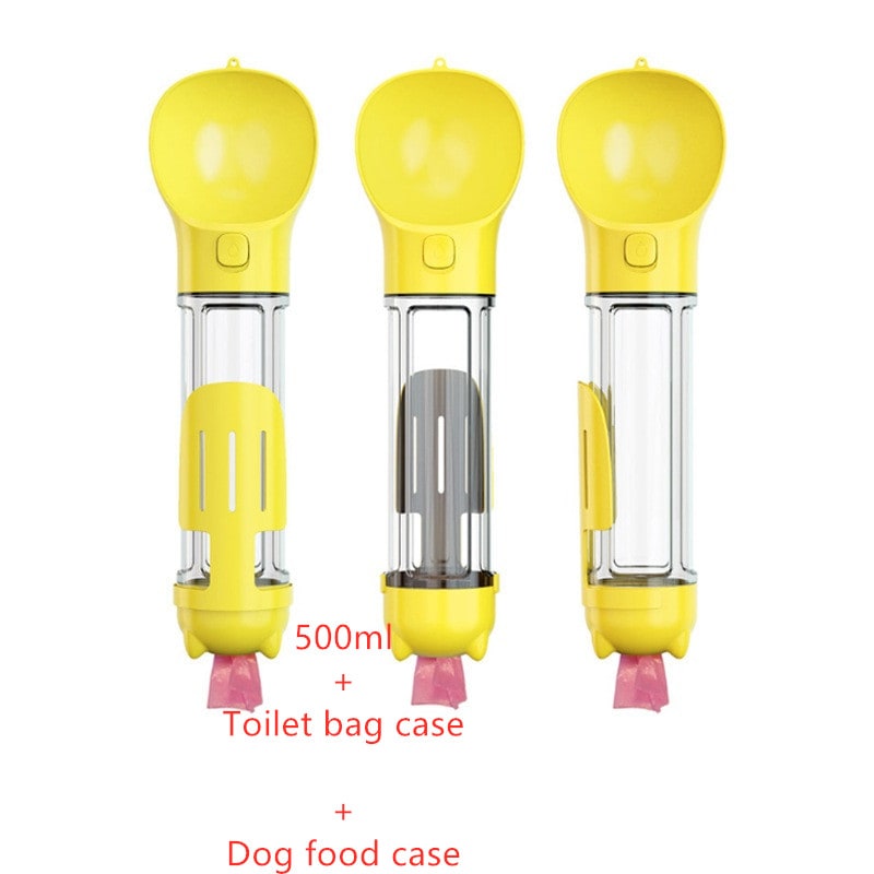 Dog Water Bottle and Dispenser with Portable Bowl and Waste Bag Storage for Travel - Image 16