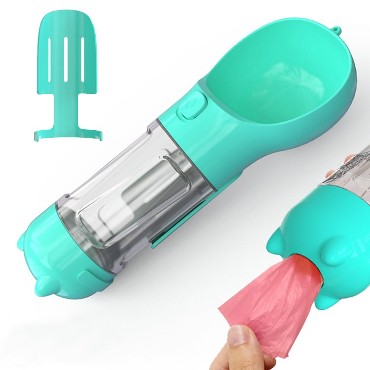 Dog Water Bottle and Dispenser with Portable Bowl and Waste Bag Storage for Travel - Image 38