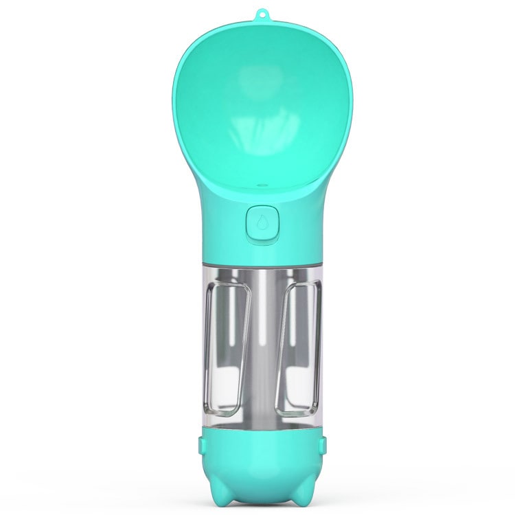 Dog Water Bottle and Dispenser with Portable Bowl and Waste Bag Storage for Travel - Image 4