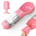 Dog Water Bottle and Dispenser with Portable Bowl and Waste Bag Storage for Travel - Image 7